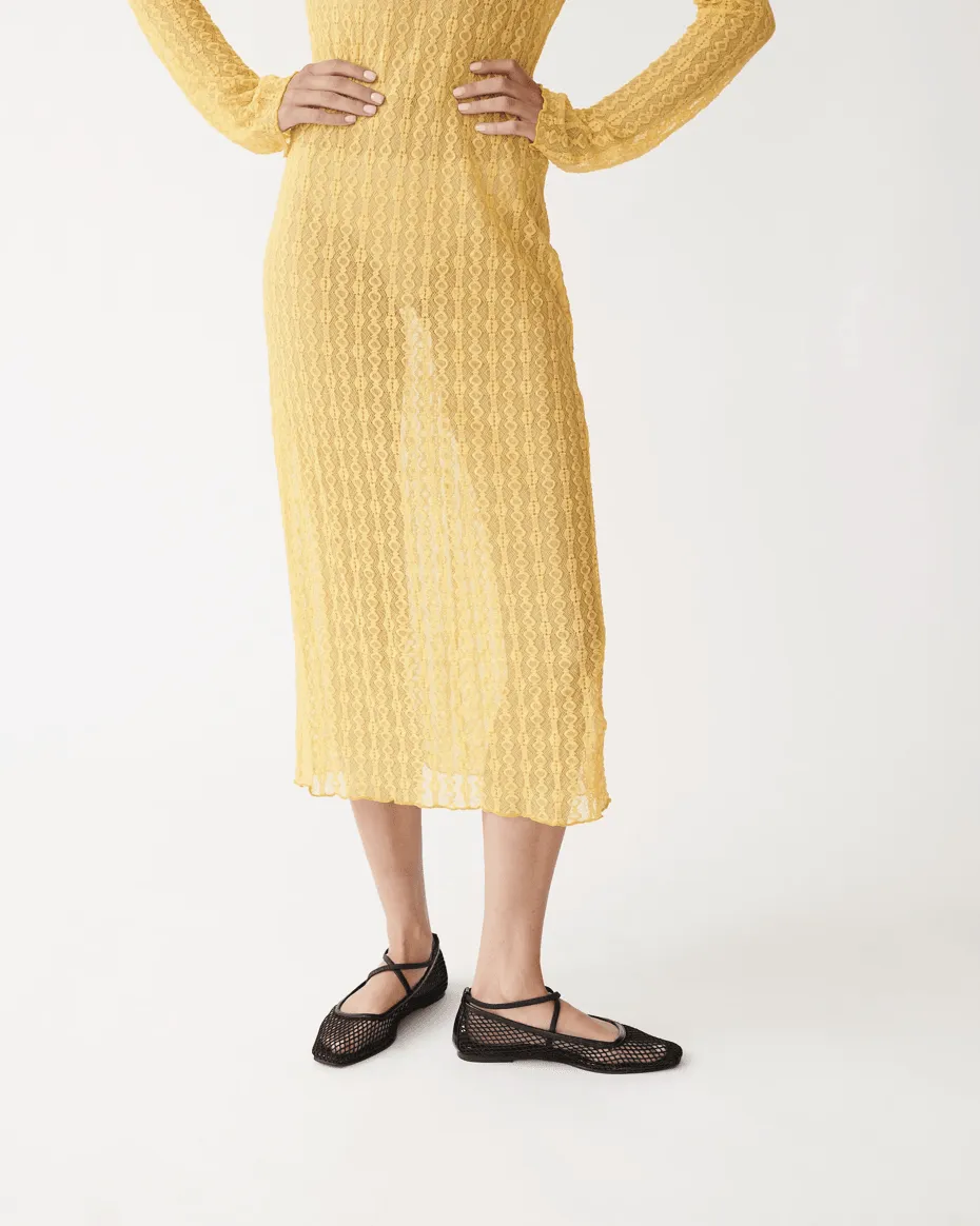 DEPARTMENT OF FINERY Isabella - Black Cotton Net