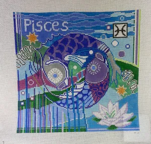 Doolittle Stitchery Z103 Pisces Zodiac
