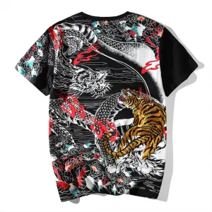 Dragon vs Tiger Battle Shirt