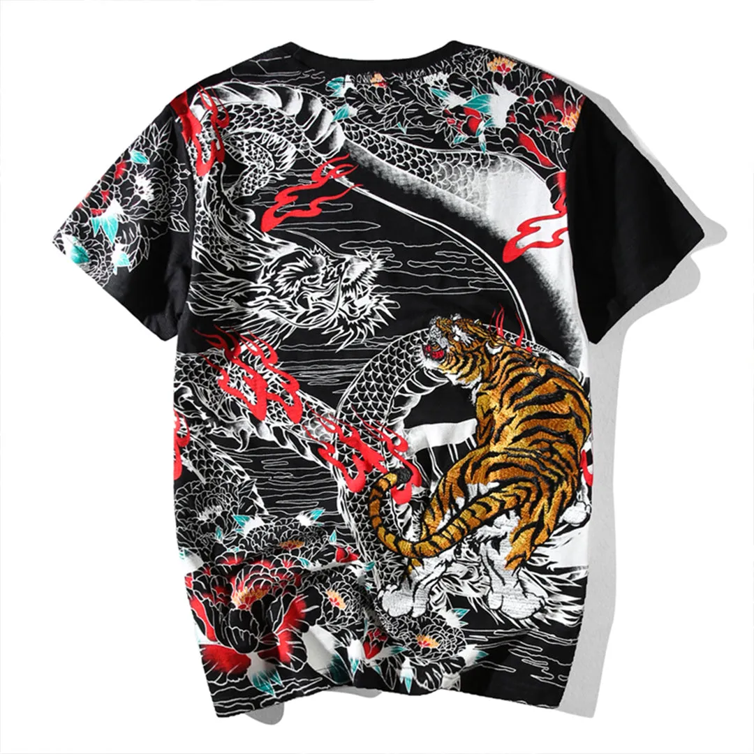 Dragon vs Tiger Battle Shirt