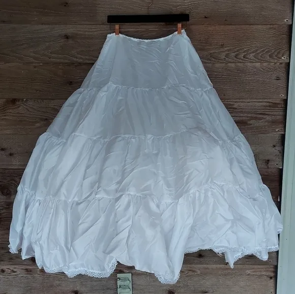 Drawstiring Waist Multi Layer Tulle Underskirt