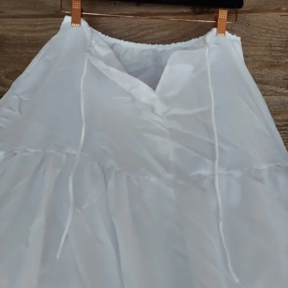 Drawstiring Waist Multi Layer Tulle Underskirt
