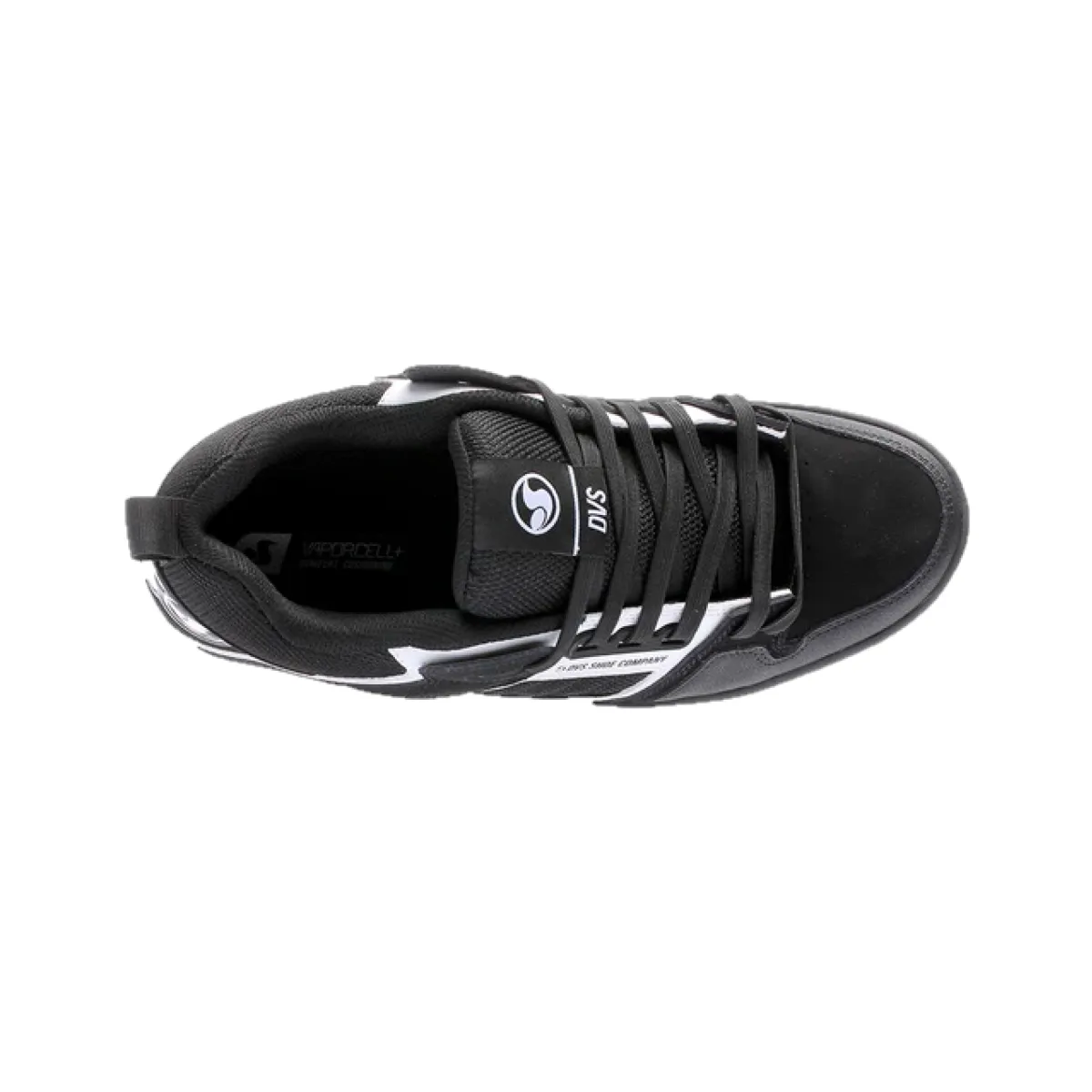 DVS F0000323010 COMANCHE 2.0  MN'S (Medium) Black/Gum Leather Skate Shoes