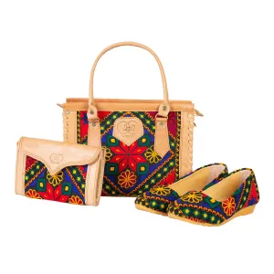 Elegant Tote and Clutch Set | Perfectly Paired with Ballet Flats Nk-165