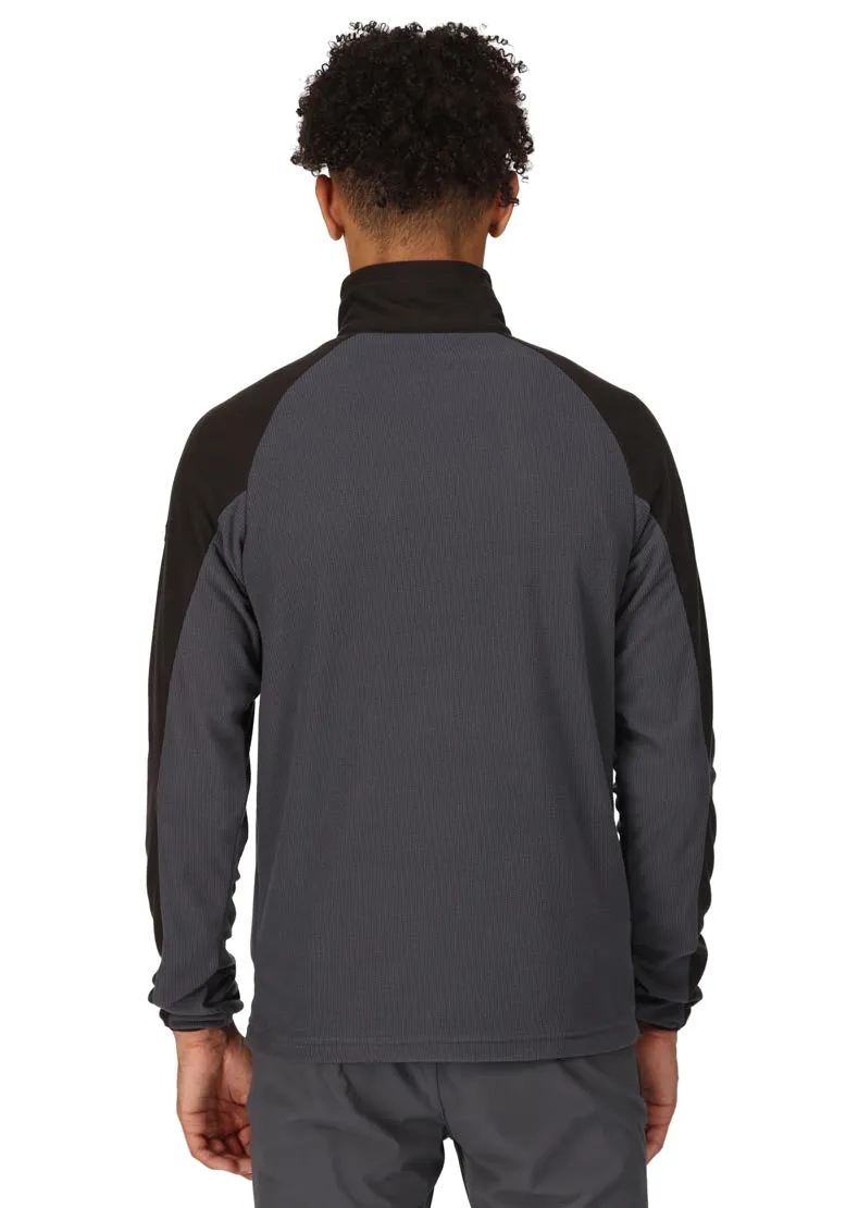 Elson Ii 1/4 Zip Fleece - Seal Grey Black