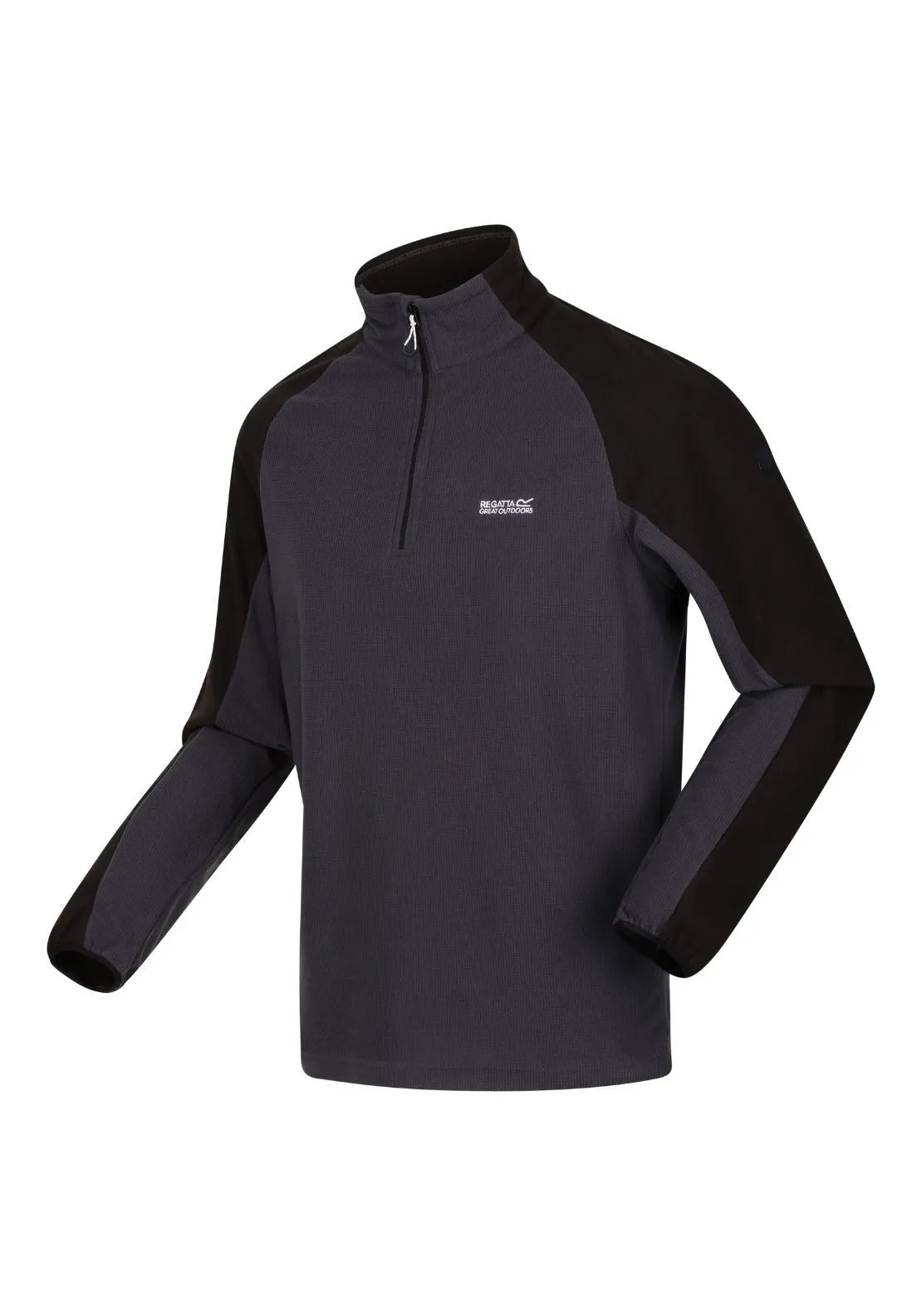 Elson Ii 1/4 Zip Fleece - Seal Grey Black