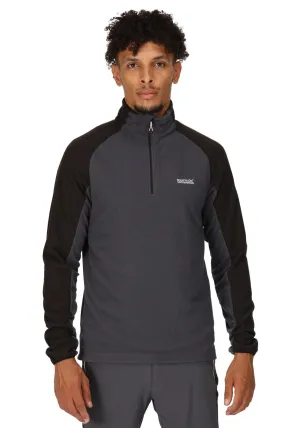 Elson Ii 1/4 Zip Fleece - Seal Grey Black