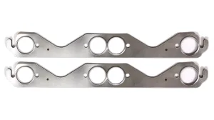 Engine & Accessories Header / Manifold Gasket - 1.625 in Round Port - Multi-Layer Steel - Small Block Chevy - Pair