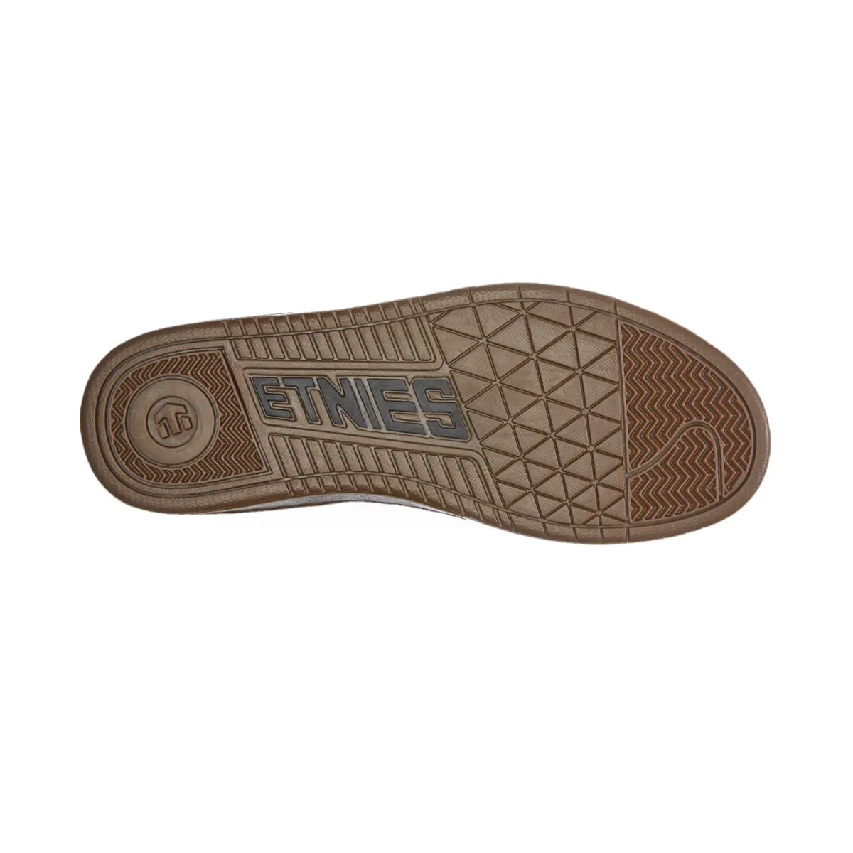 ETNIES 4107000573 964 FADER X INDY MN'S (Medium) Black/Gum Suede, Synthetic & Canvas Skate Shoes