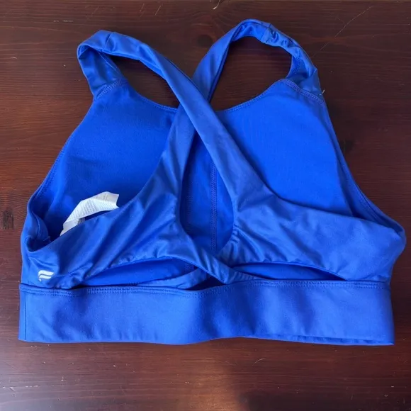 Fabletics No-Bounce High Impact Sports Bra in Electric Blue Size Medium