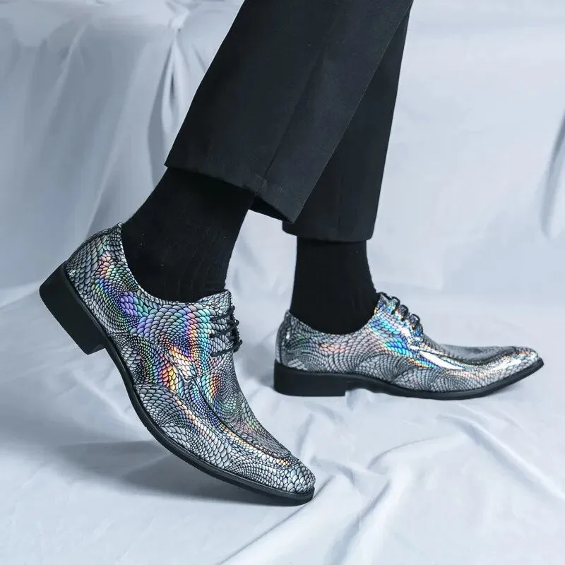 Fashion Green Men's Dress Shoes Comfortable Pointed Toe Urban Luxury Designer Leather Shoes Men Chelsea Shoes chaussures hommes