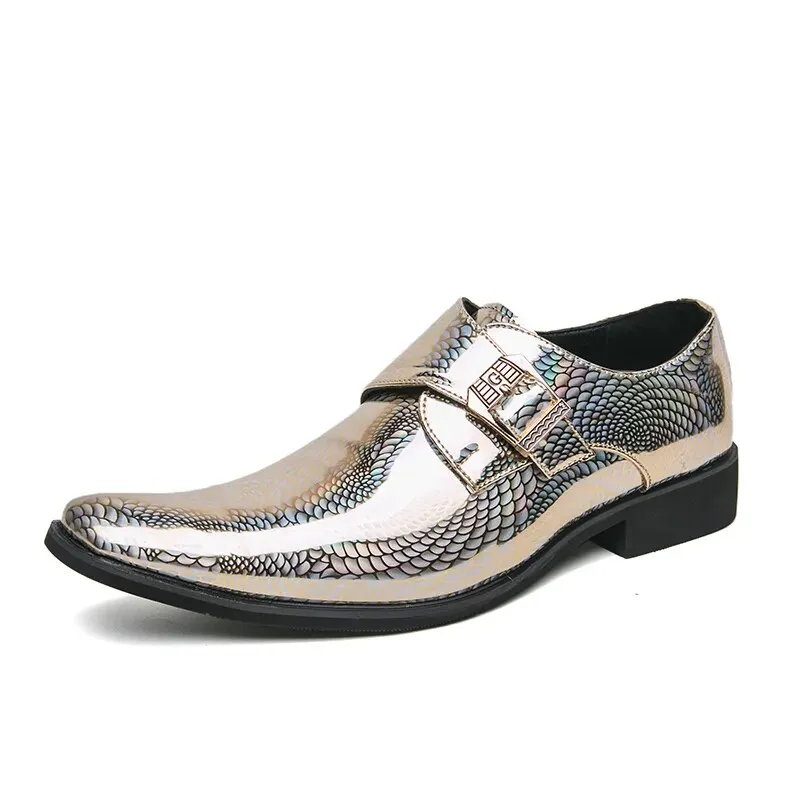 Fashion Green Men's Dress Shoes Comfortable Pointed Toe Urban Luxury Designer Leather Shoes Men Chelsea Shoes chaussures hommes