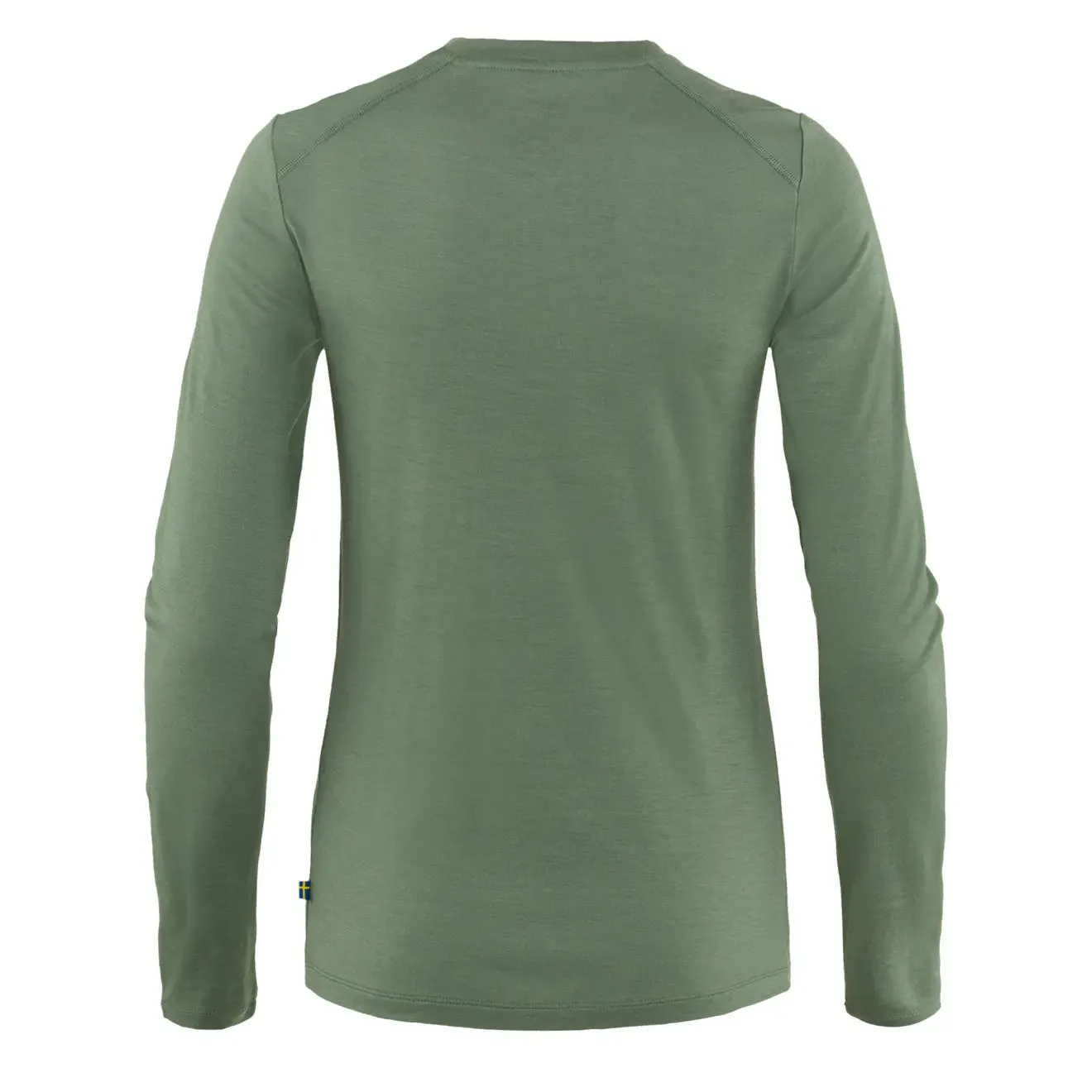 Fjallraven Womens Abisko Wool LS T-Shirt Patina Green