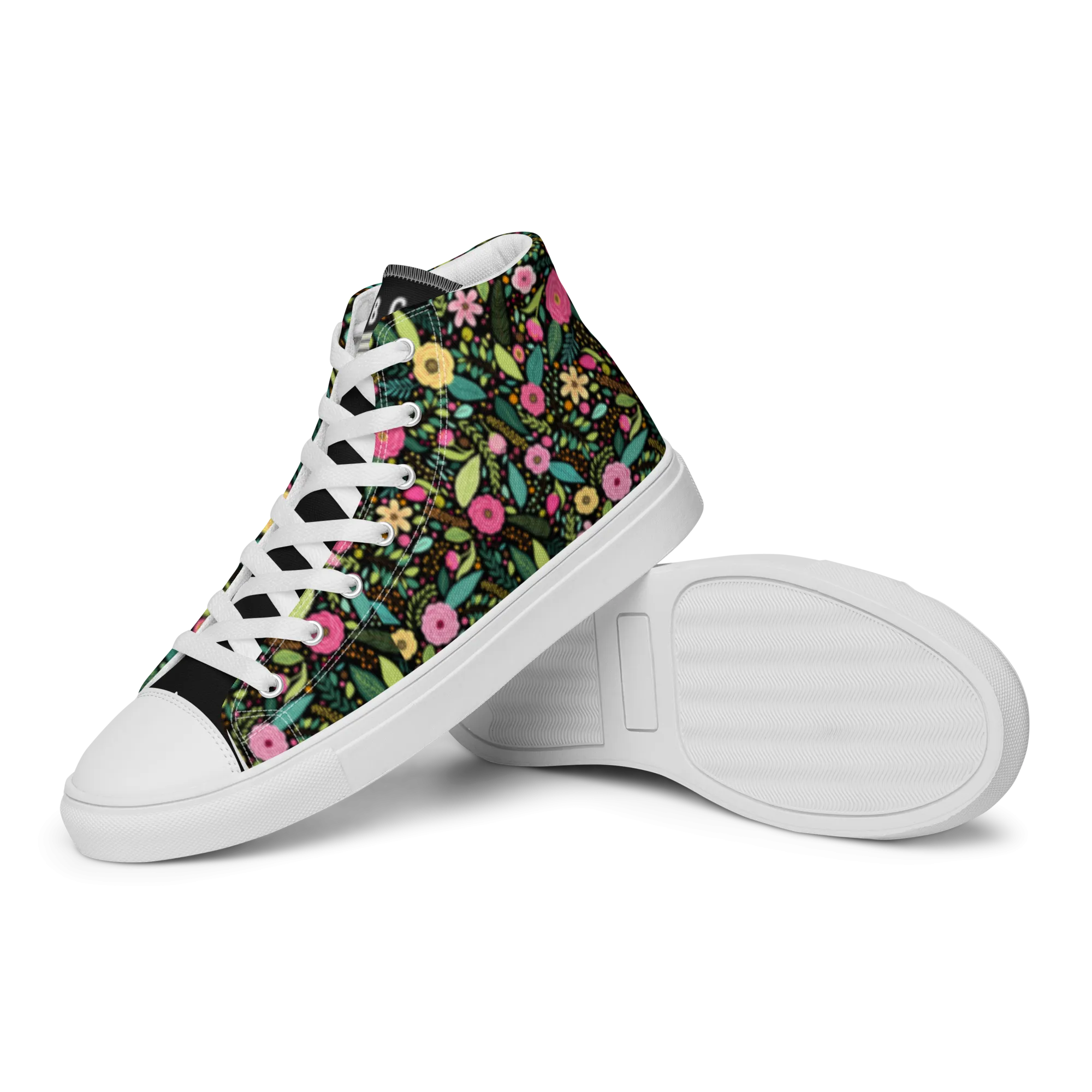 Flora - Women’s high top canvas shoes