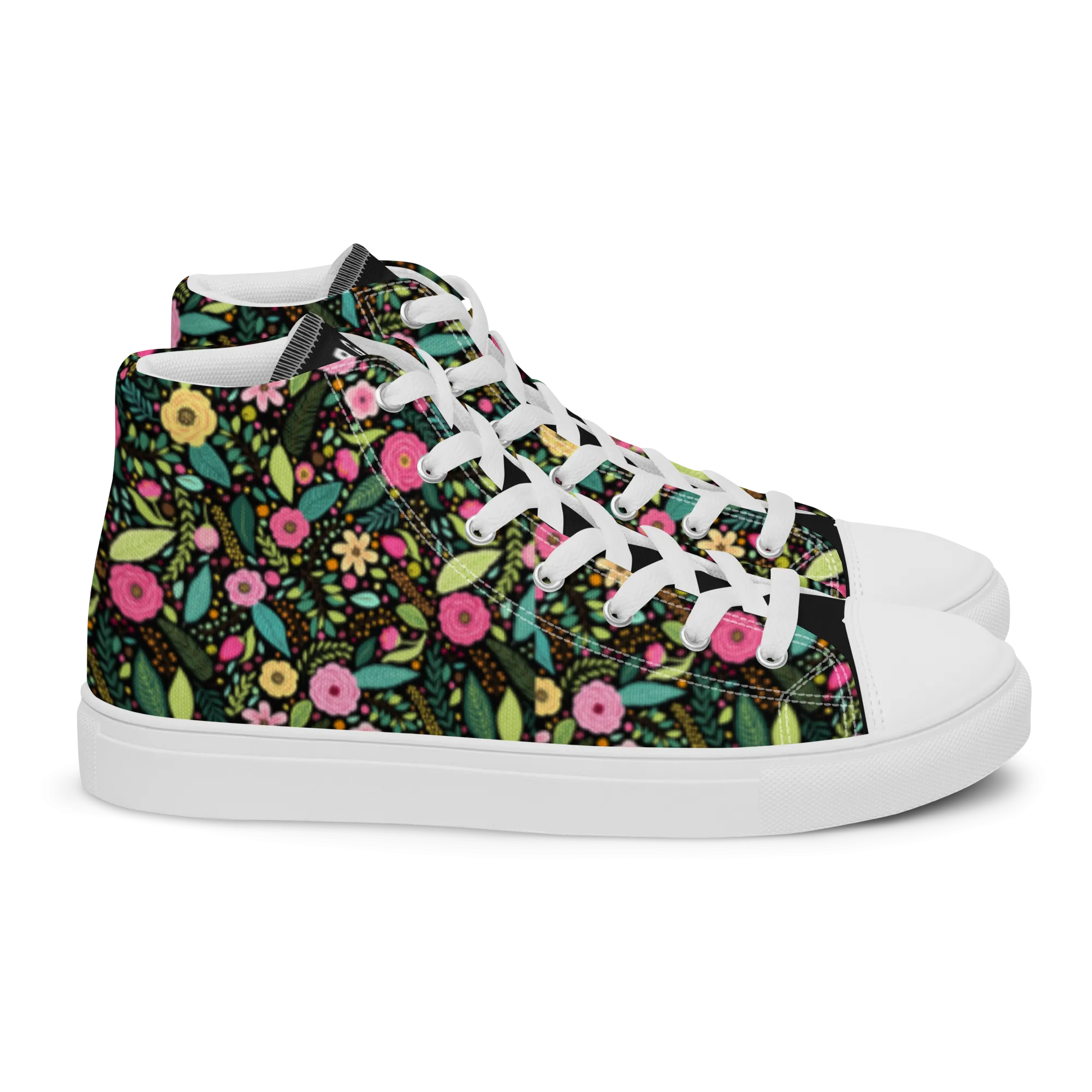 Flora - Women’s high top canvas shoes