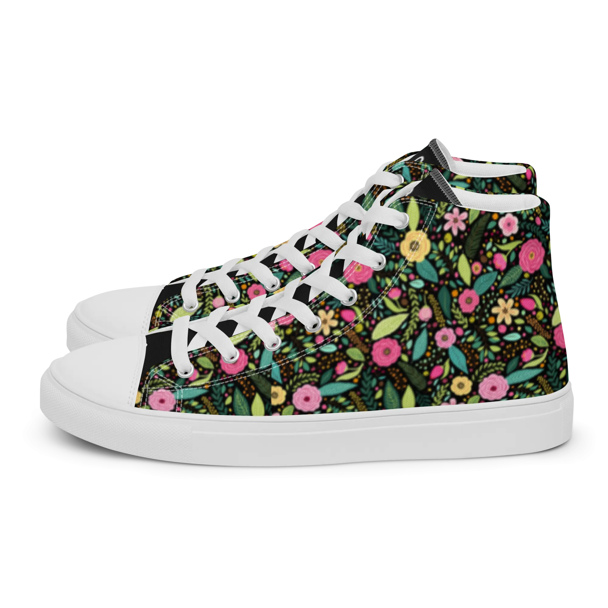 Flora - Women’s high top canvas shoes