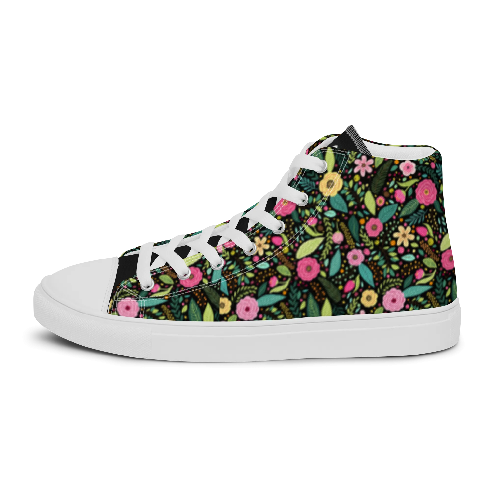 Flora - Women’s high top canvas shoes