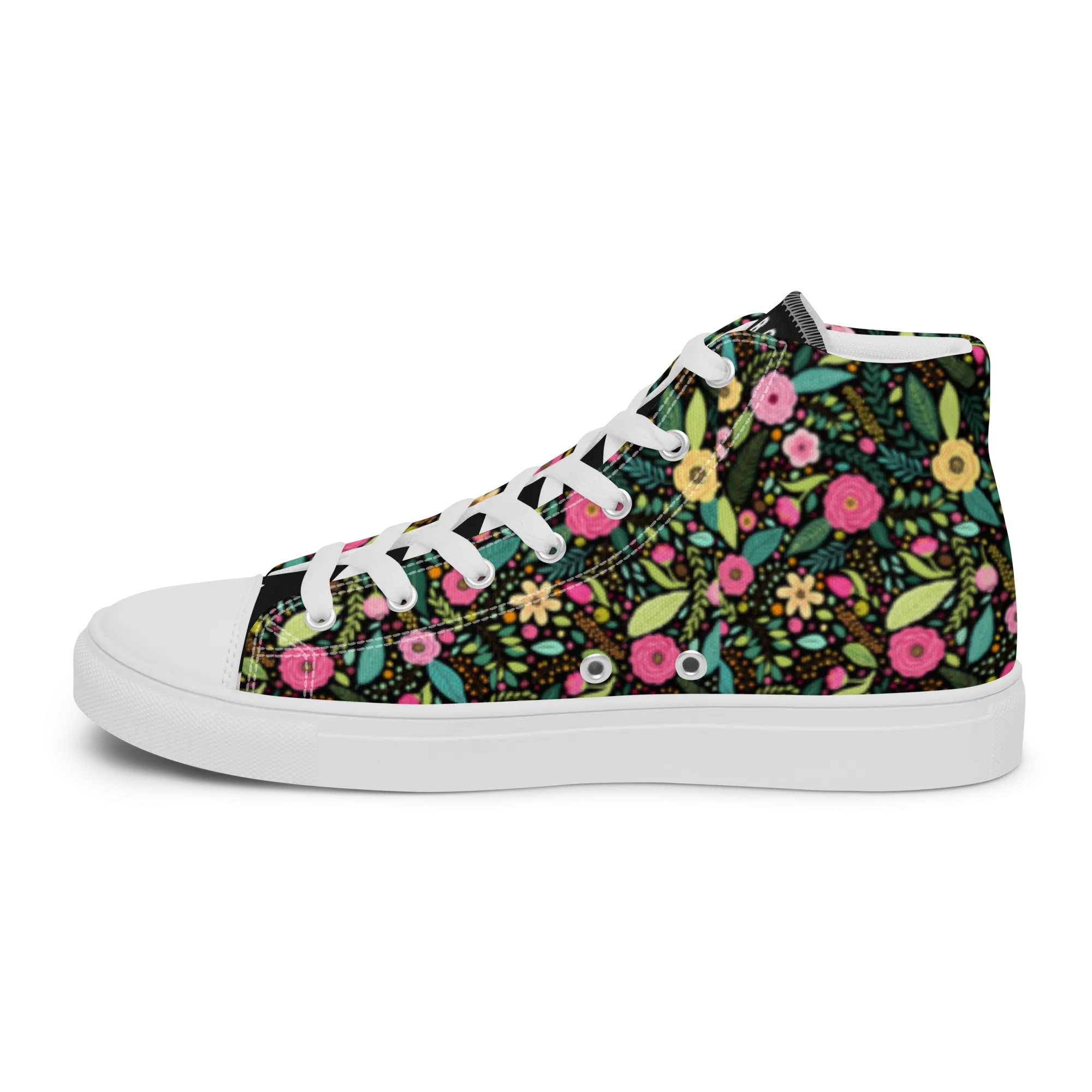 Flora - Women’s high top canvas shoes
