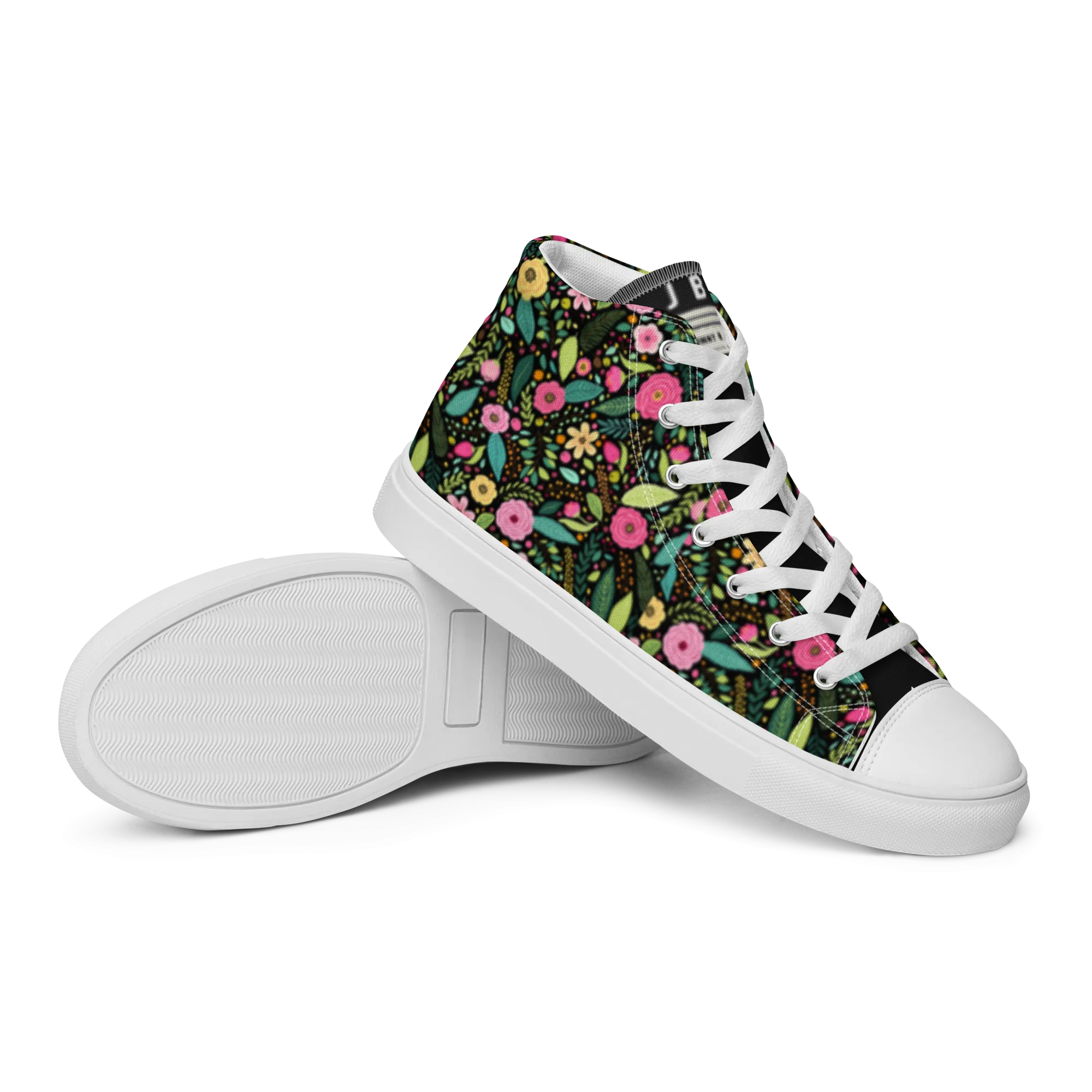 Flora - Women’s high top canvas shoes