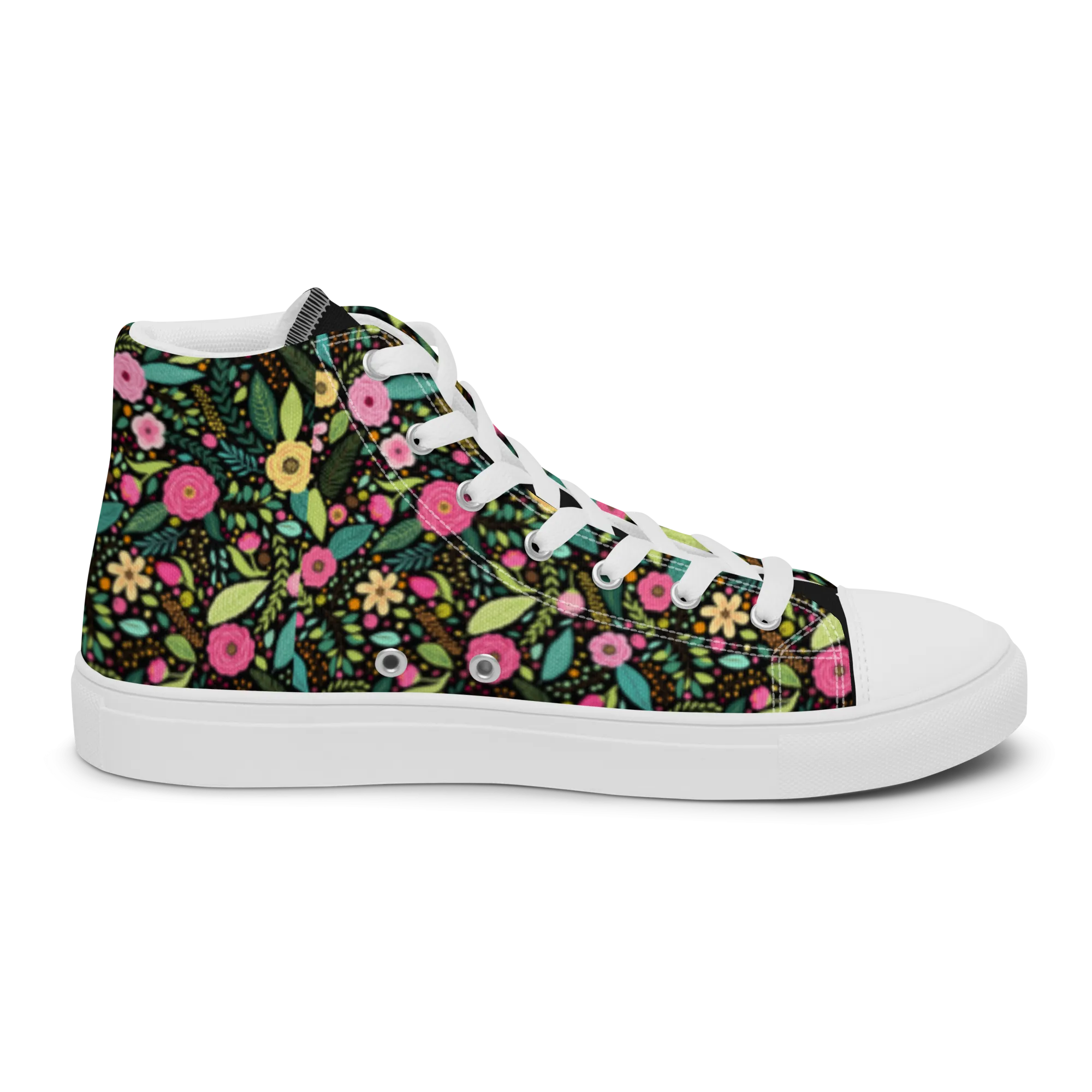 Flora - Women’s high top canvas shoes