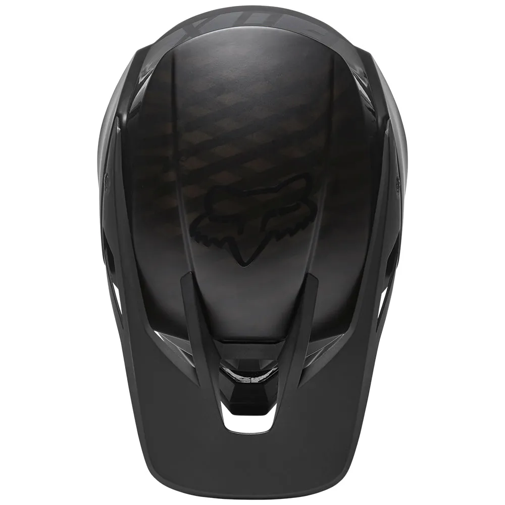 FOX V3 RS BLACK CARBON HELMET ECE [CARBON/BLACK]