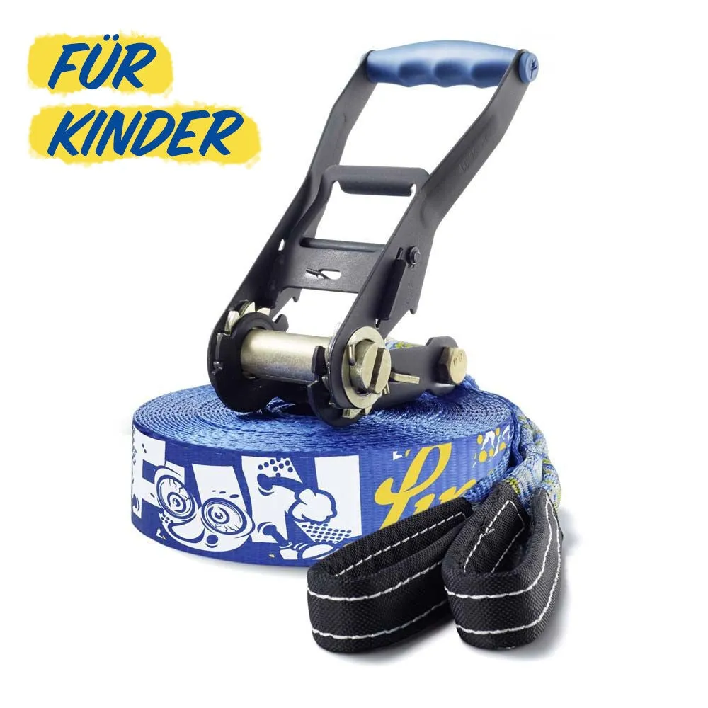 FUNLINE WITH TREE PROTECTION - BLUE - 15M/5CM (49'/2")