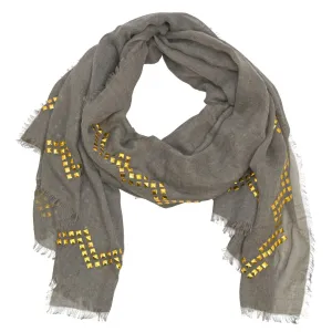 Gala Solid Embellished Scarf