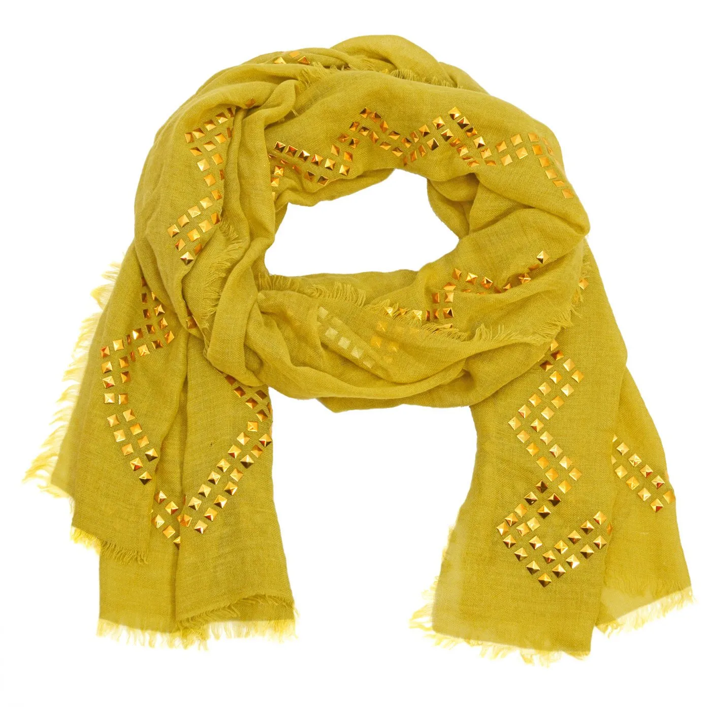 Gala Solid Embellished Scarf