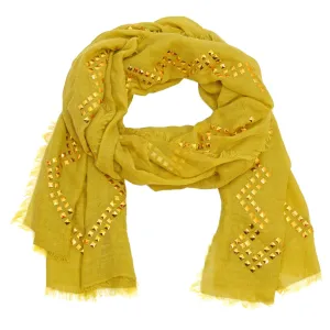 Gala Solid Embellished Scarf
