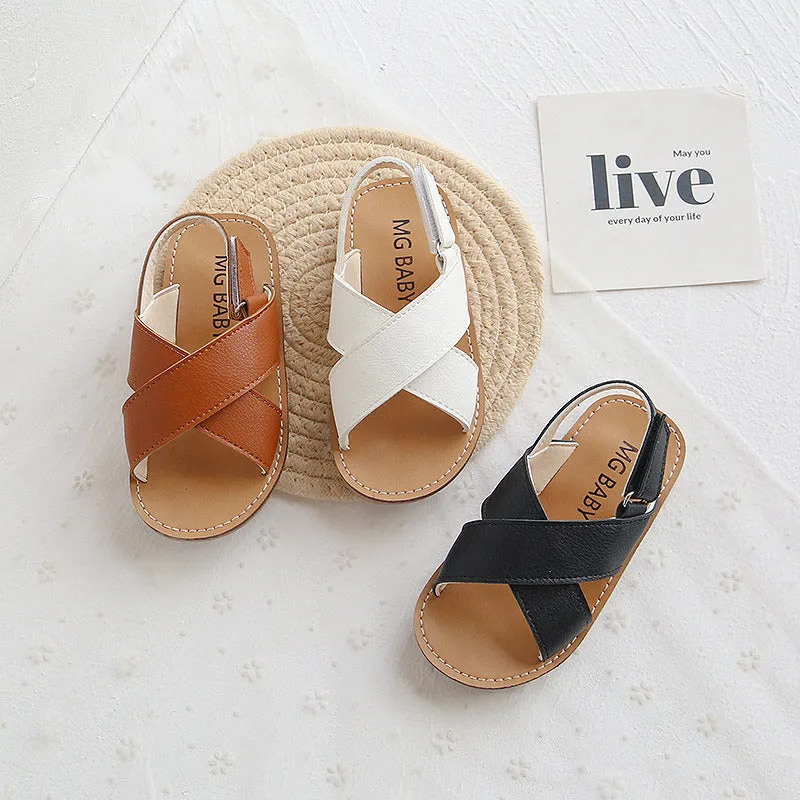 Girls Sandals 2024 Summer Children Beach Shoes
