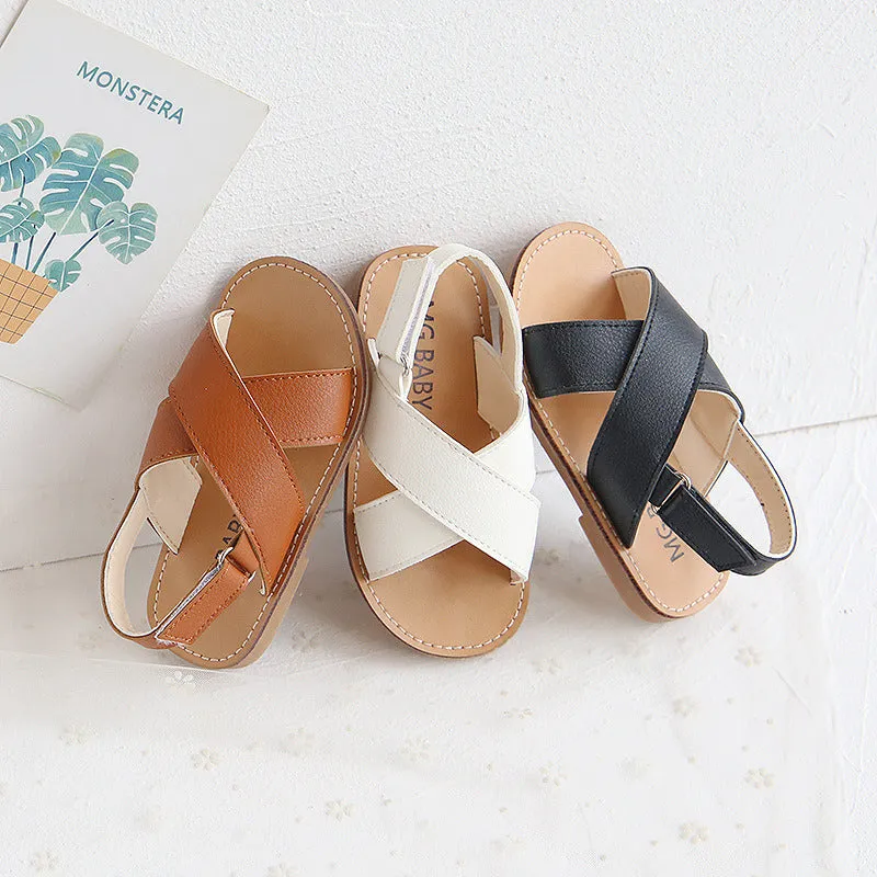 Girls Sandals 2024 Summer Children Beach Shoes