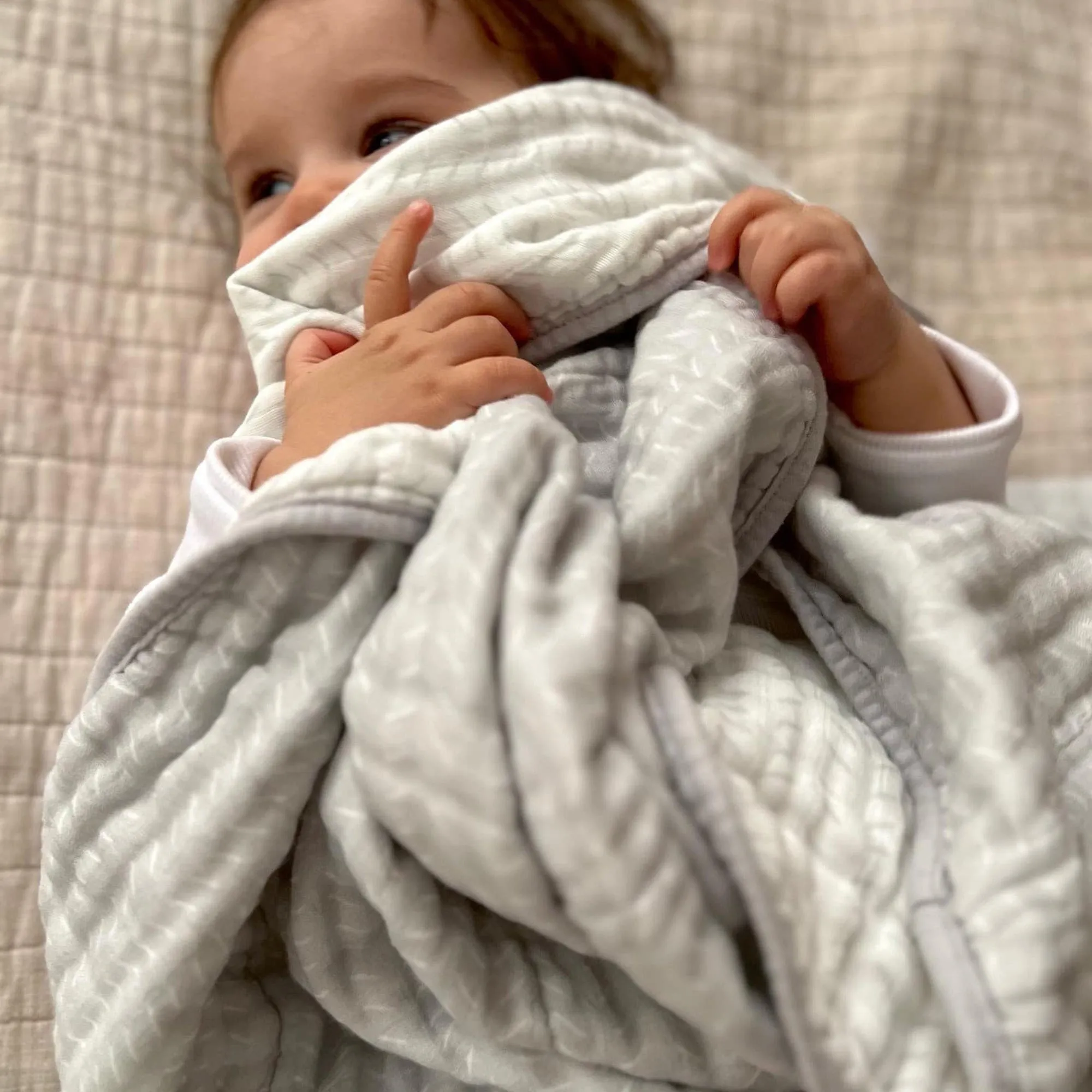 Gray Dash Blanket