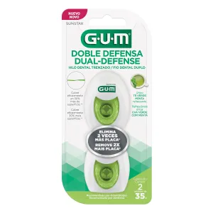 HILO DENTAL DUAL DEFENSE TE VERDE 2 PACK
