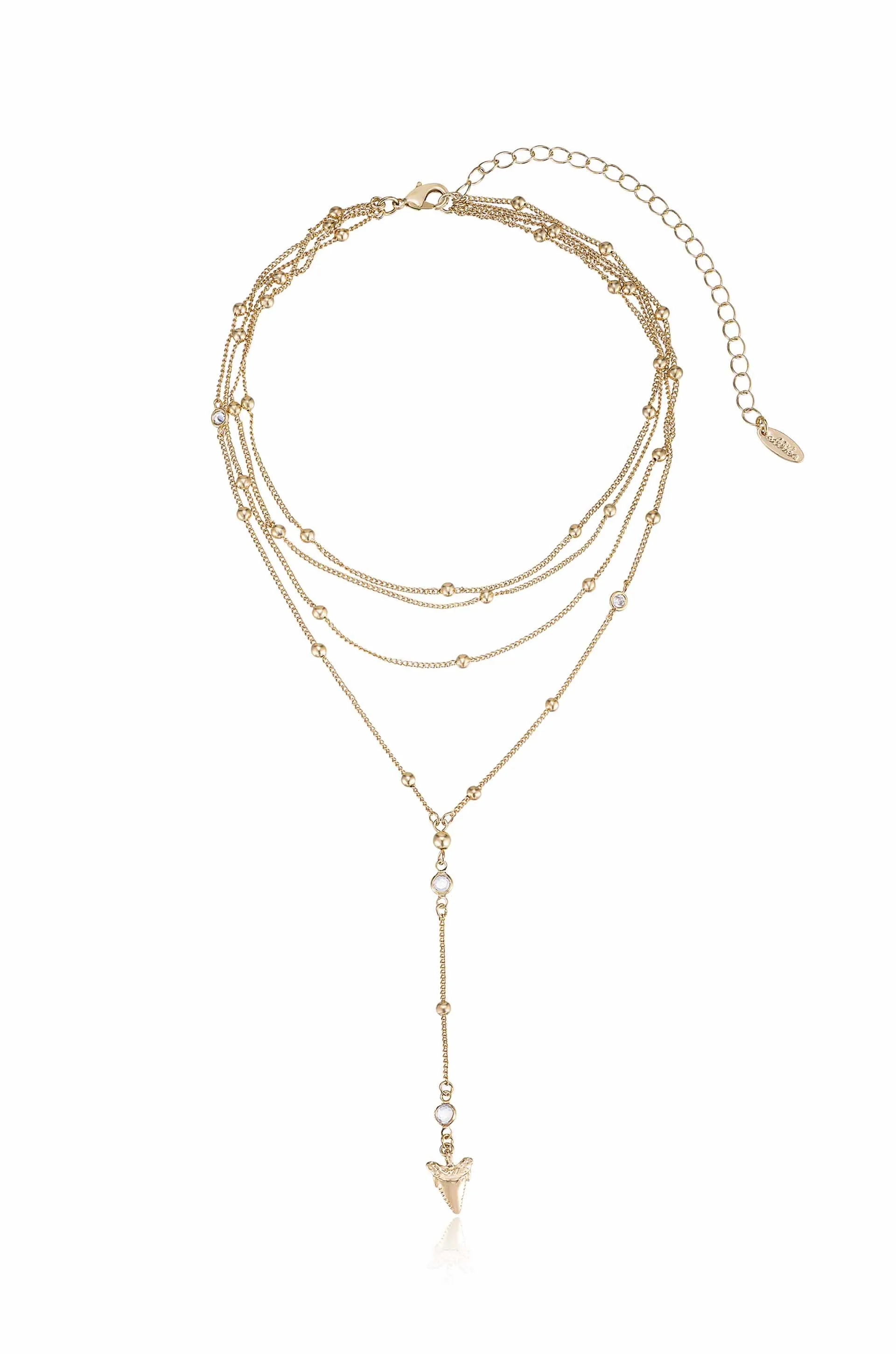 In the Deep Layered Shark's Tooth Lariat