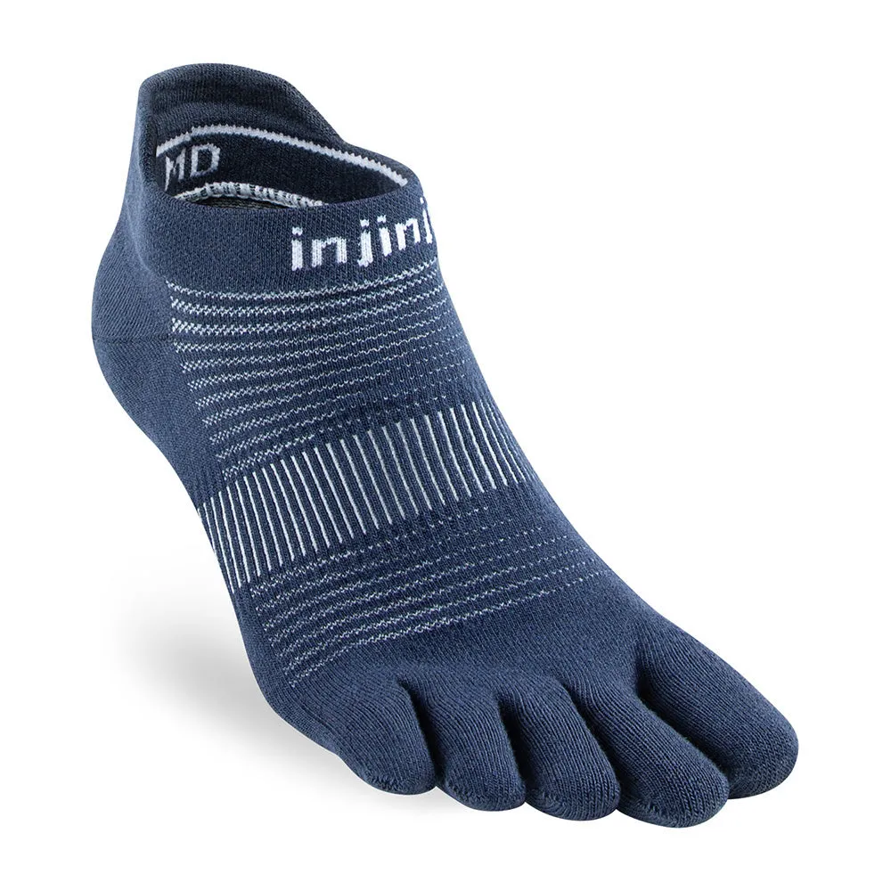 Injinji Run Lightweight No-Show Coolmax - Navy