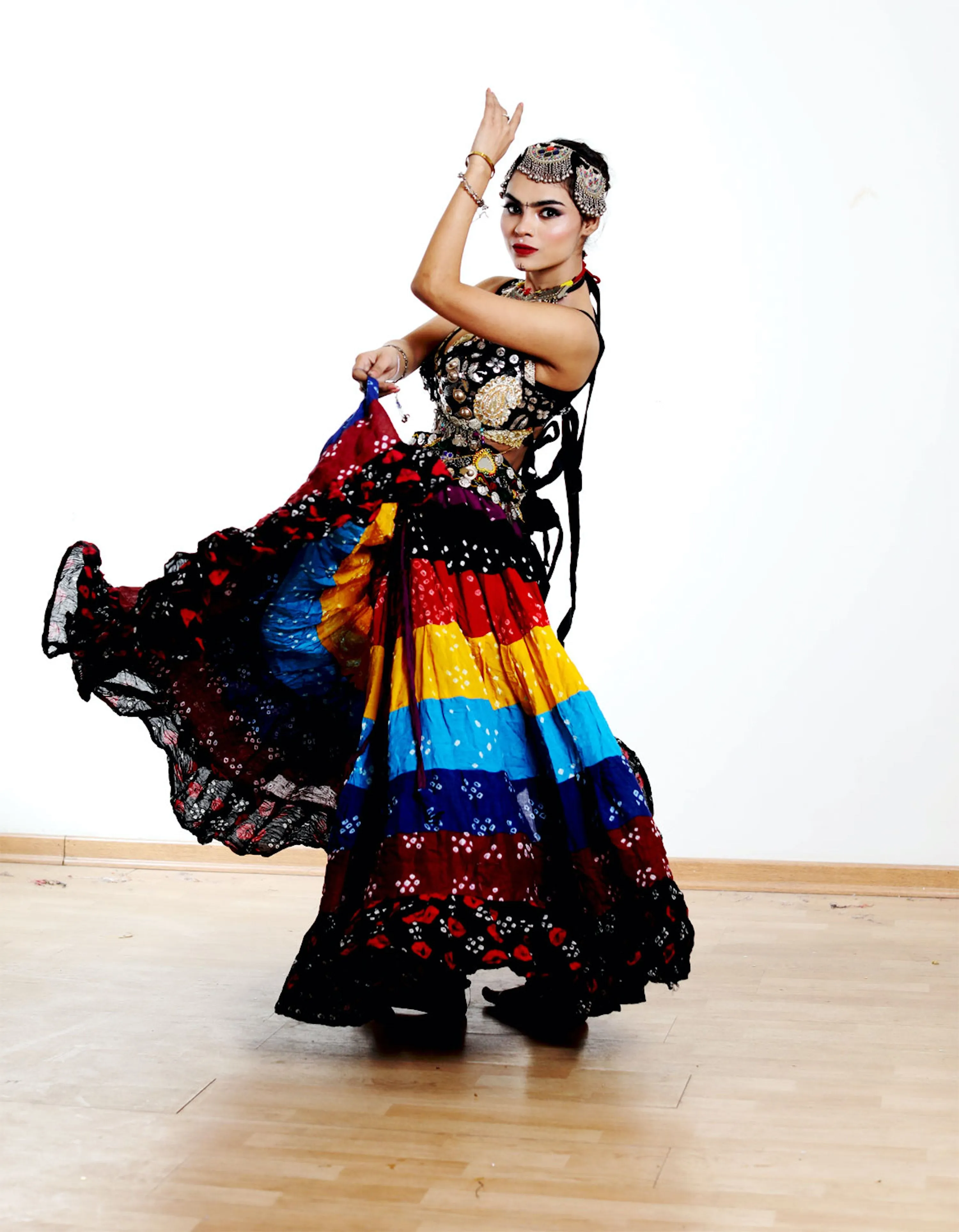 Jaipur multi layer skirt
