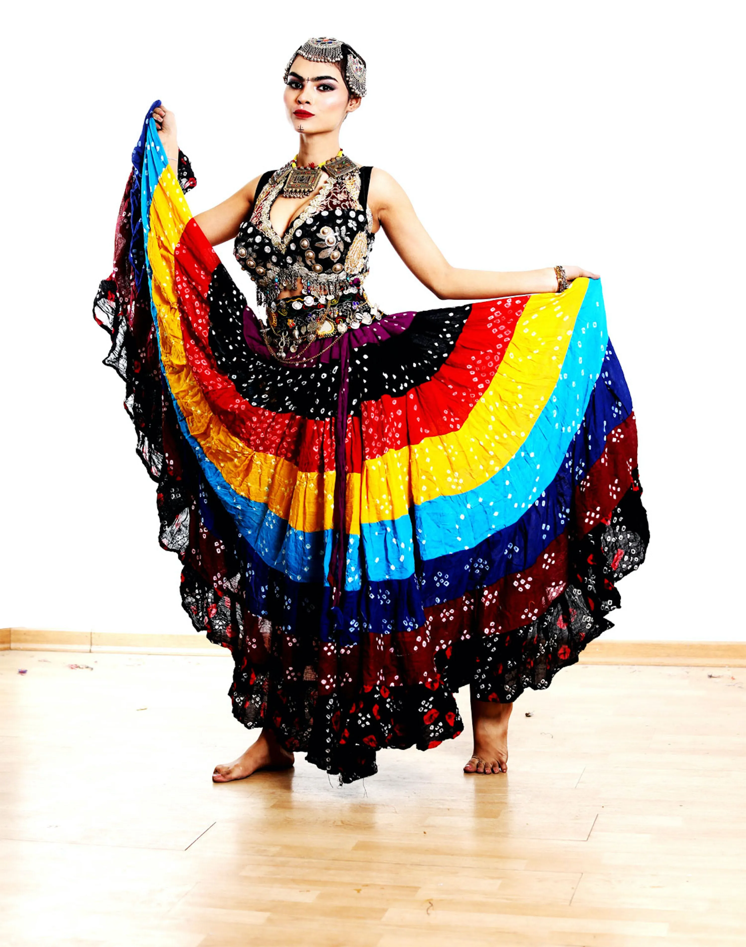 Jaipur multi layer skirt
