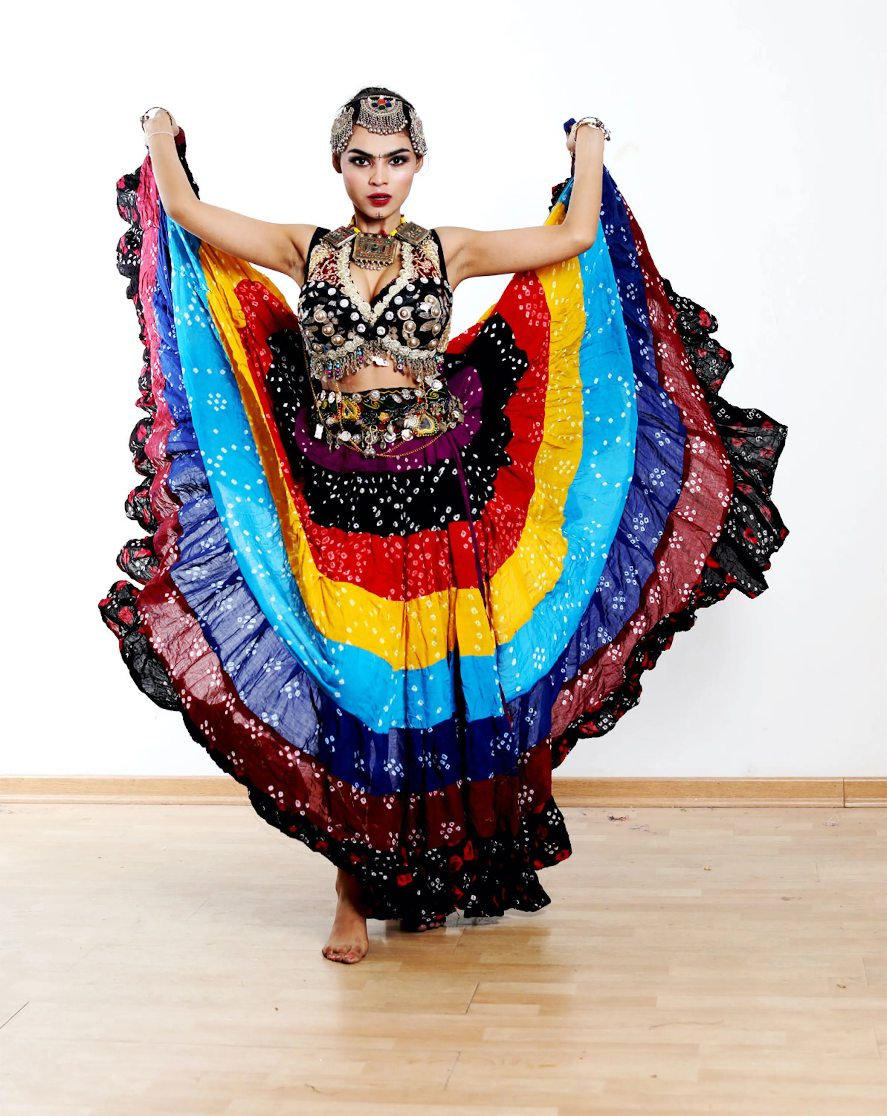 Jaipur multi layer skirt