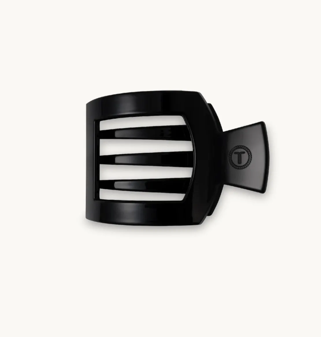 Jet Black Small Flat Square Clip