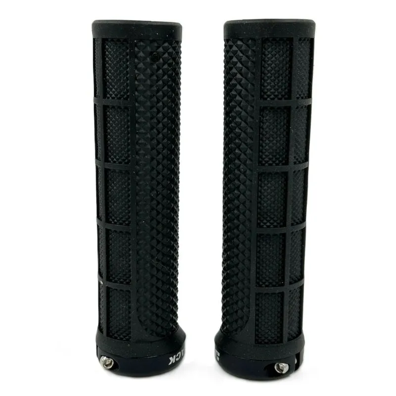 JetBlack Staple Lock-On Black Grips