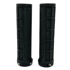 JetBlack Staple Lock-On Black Grips