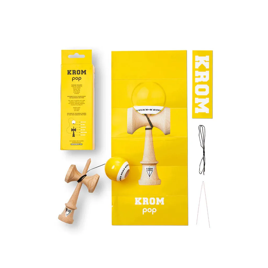 KROM KENDAMA - POP LOL YELLOW