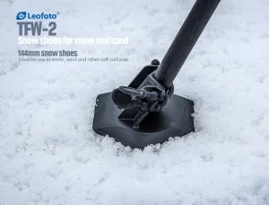 Leofoto TFW-2 Set of 3 Universal Snow / Sand Shoes 144mm Feet For Tripod
