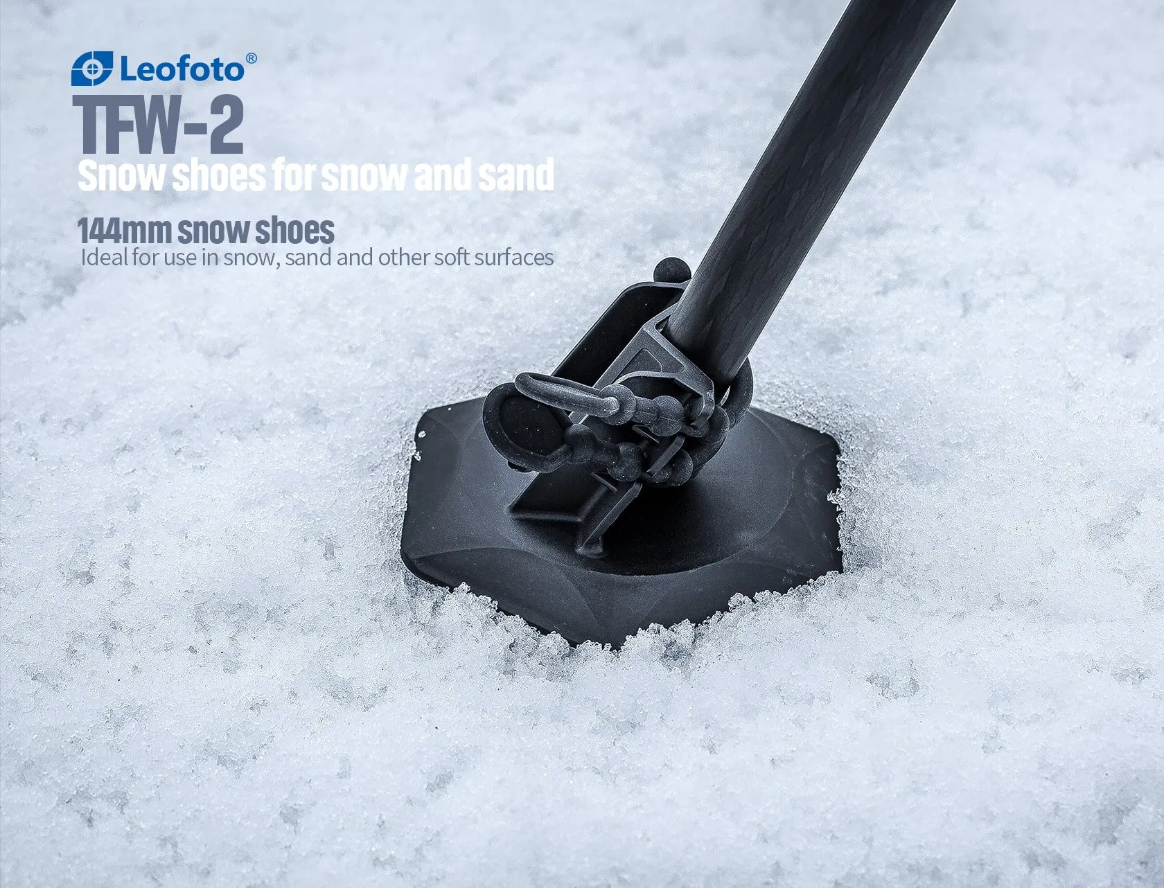 Leofoto TFW-2 Set of 3 Universal Snow / Sand Shoes 144mm Feet For Tripod