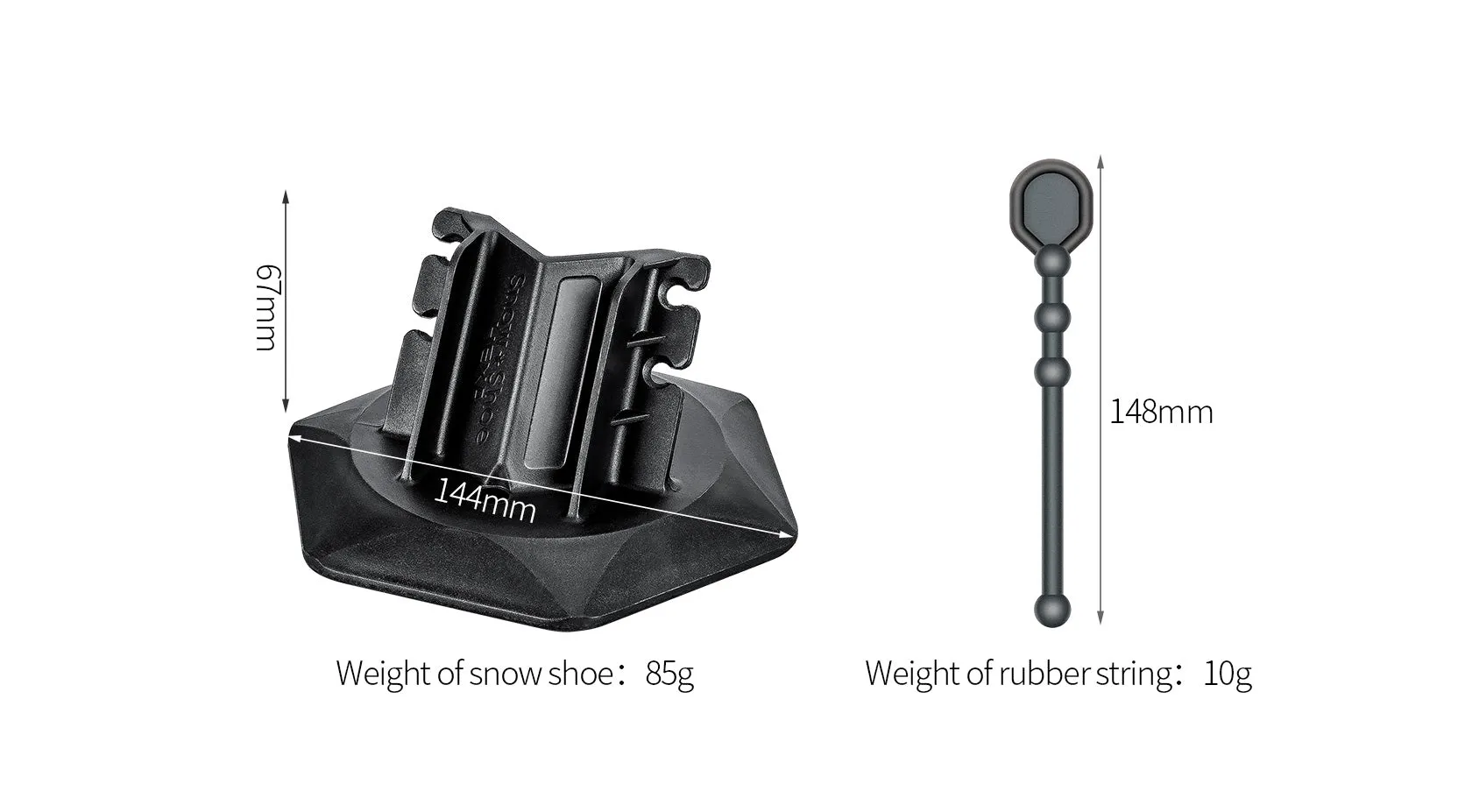 Leofoto TFW-2 Set of 3 Universal Snow / Sand Shoes 144mm Feet For Tripod