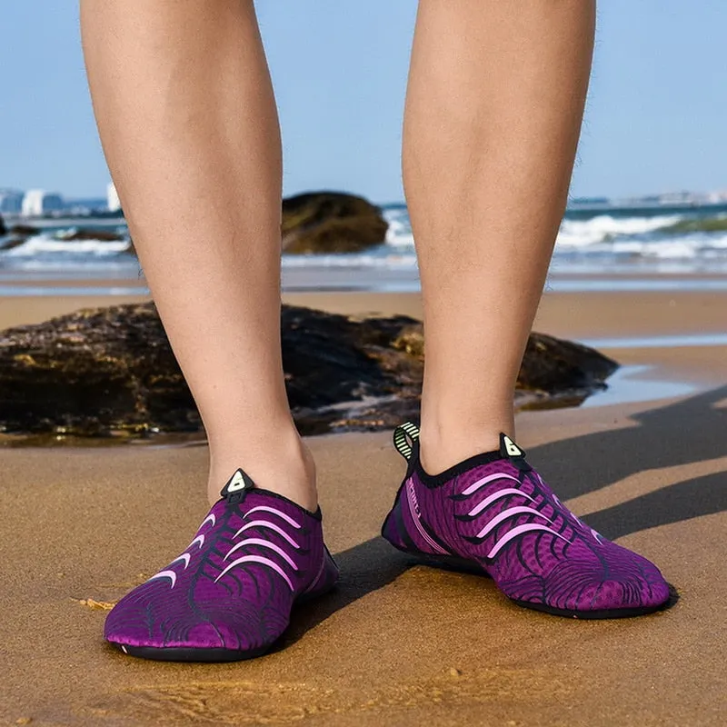 Lightweight Water Sneakers Women Swimming Slippers Oversize Aqua Shoes Quick-Drying Beach Walking Sandals Soft Flat Yoga Sneaker