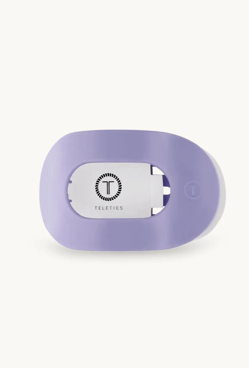 Lilac You Medium Flat Round Clip