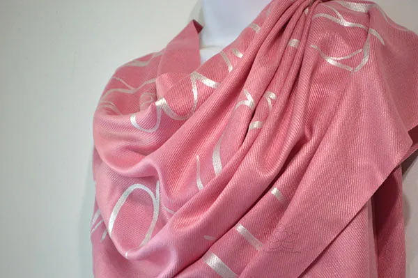Lokah Samastah Sukhino Bhavantu OM Shanti Scarf