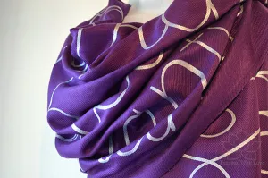 Lokah Samastah Sukhino Bhavantu OM Shanti Scarf