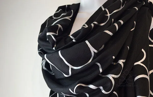 Lokah Samastah Sukhino Bhavantu OM Shanti Scarf